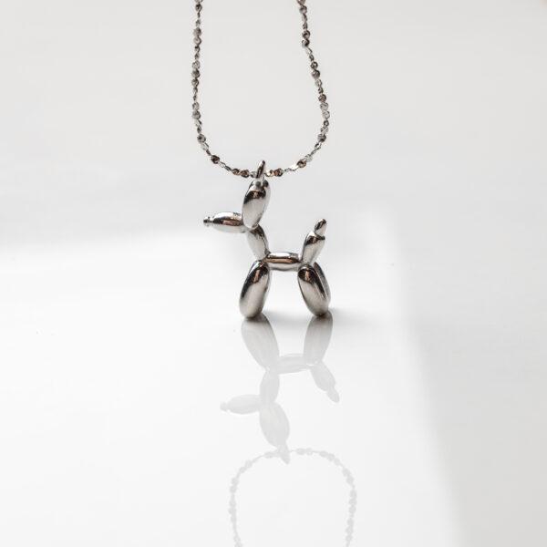 Γυναικείο κολιέ Dog Balloon από ανοξείδωτο ατσάλι